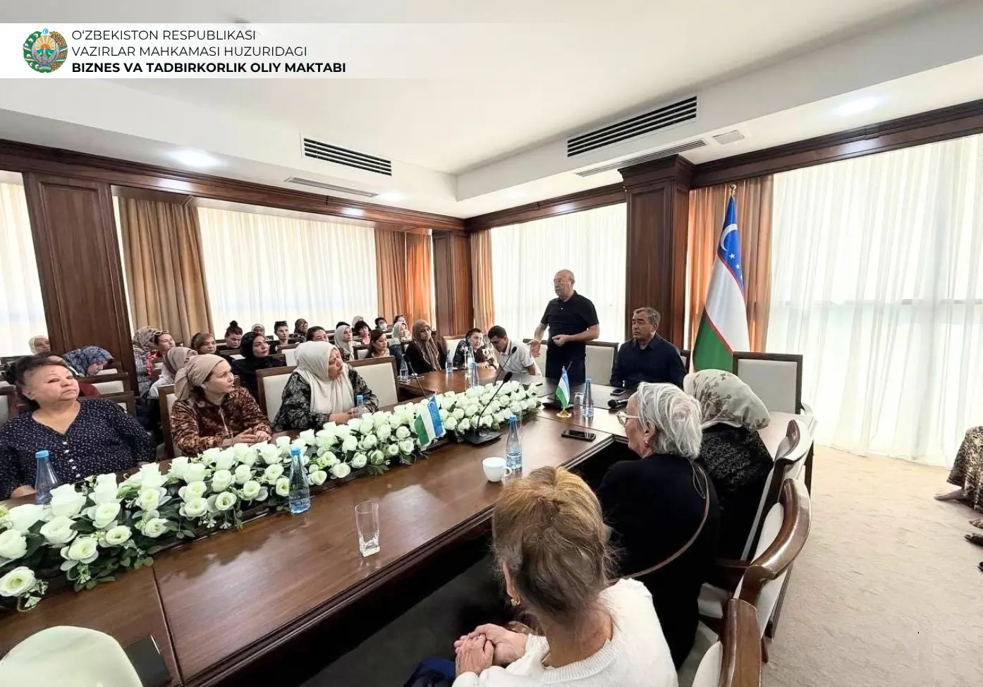 Xotin-qizlarning tadbirkorlik ko‘nikmalarini shakllantirishga bag‘ishlangan davra suhbati bo‘lib o‘tdi