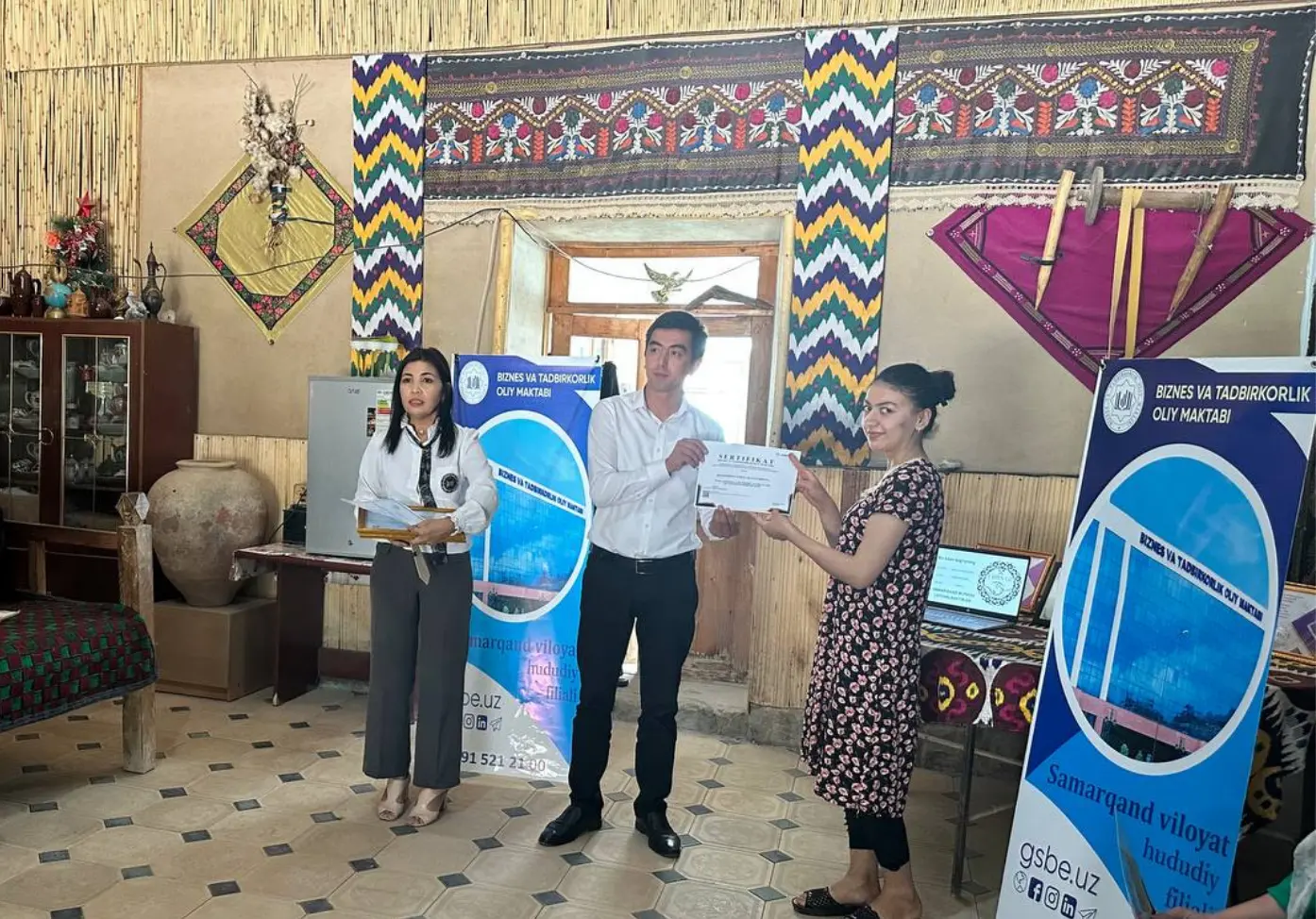 Samarqand viloyati hududiy filiali tomonidan oilaviy mehmon uylari rahbarlari uchun turizm sohasida o‘quv kurslari tashkil etildi