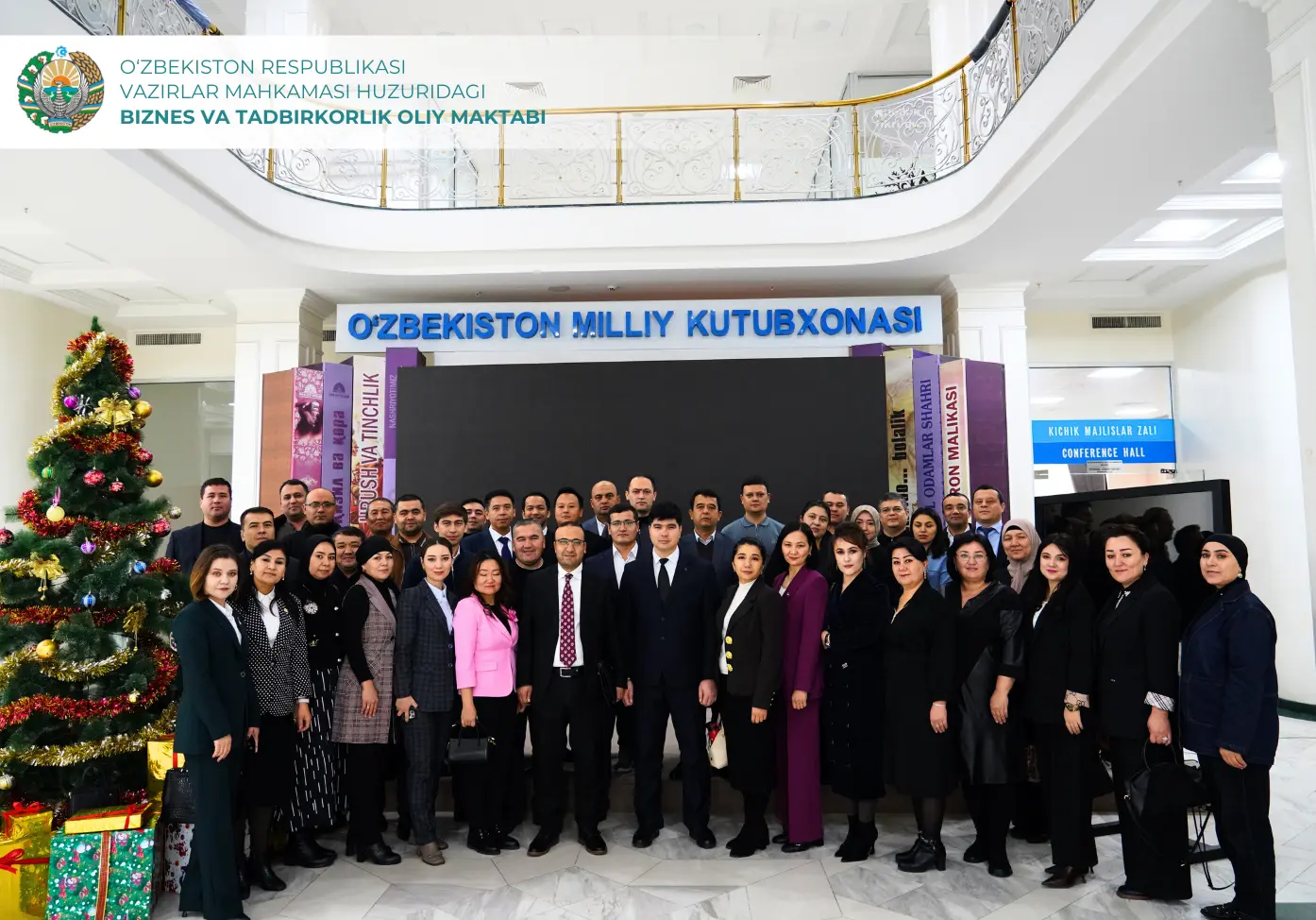 Biznes va tadbirkorlik oliy maktabi tinglovchilari O‘zbekiston Milliy kutubxonasida