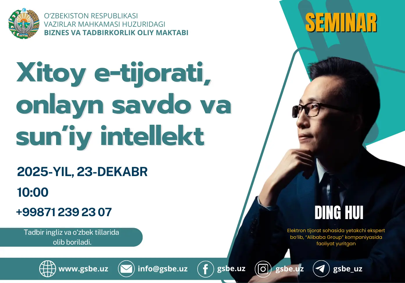 Hurmatli professor-o‘qituvchilar, tinglovchilar va mehmonlar!