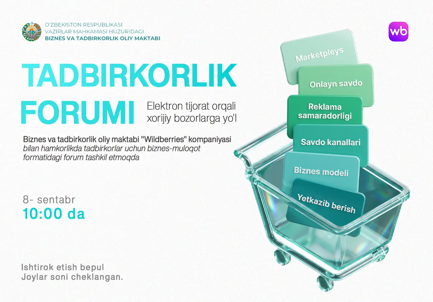 Tadbirkorlikni elektron tijorat asosida rivojlantirish: tashqi bozorlarga Wildberries savdo platformasi orqali chiqish imkoniyatlari